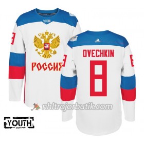 Sovjetunionen Tröja Alexander Ovechkin 8 World Cup 2016 Barn Vit Premier